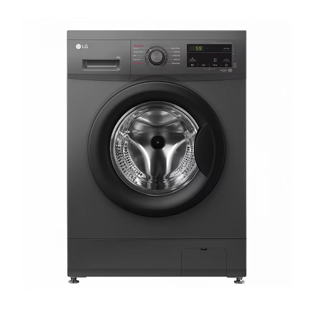 LG F4J3TYG6J 8kg Front Load Washing Machine - Techonline Kenya Limited LG F4J3TYG6J 8kg Front Load Washing Machine